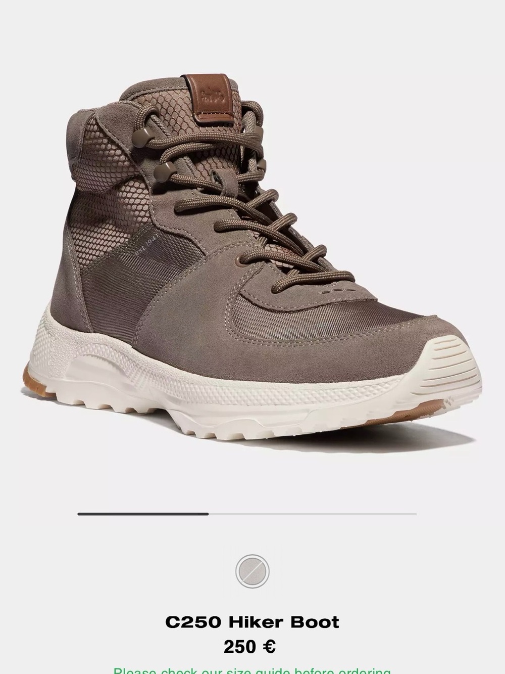 Coach C250 Hiker Boot - Taupe